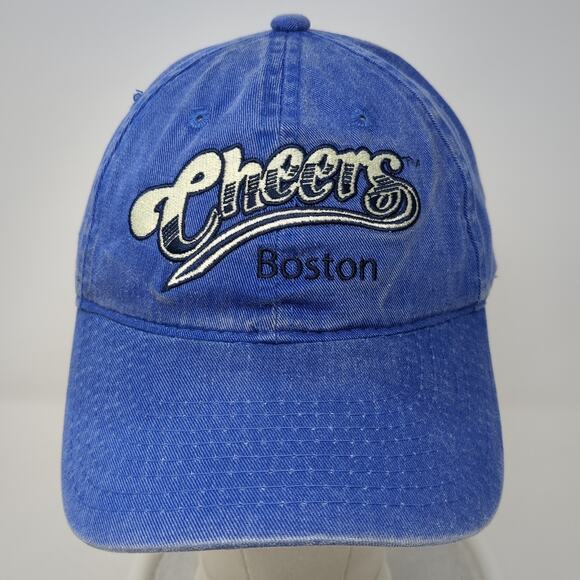 Cheers Boston Est. 1895 Slideback Baseball Cap Blue One Size Embroidered 6 Panel - Picture 2 of 9